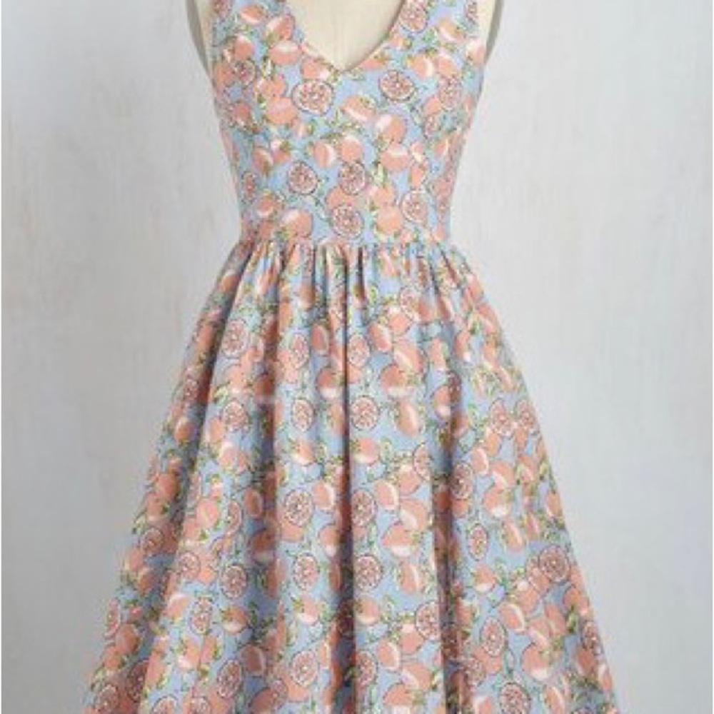 Everly ModCloth Ace the Zest dress in periwinkle blue, size L